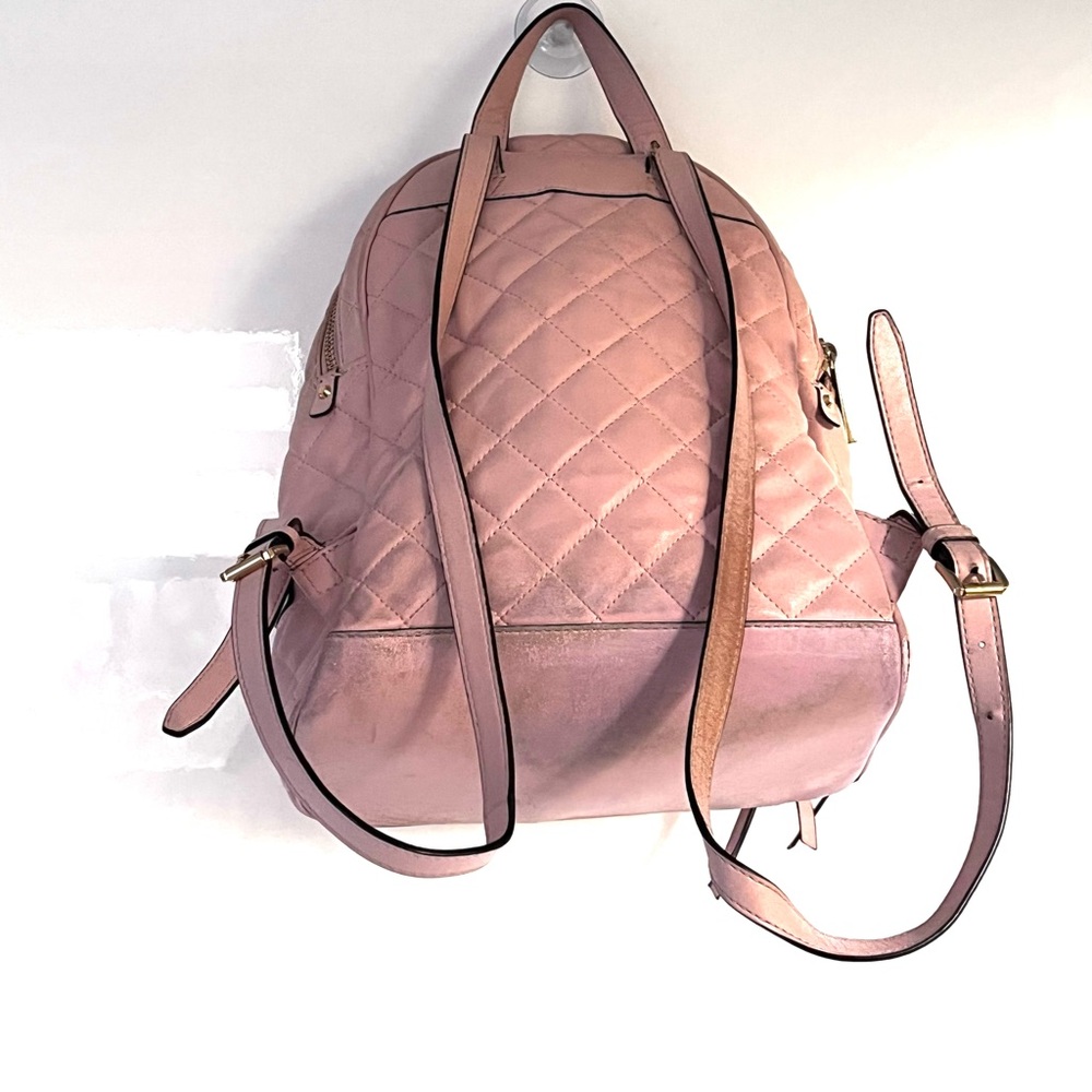 Michael Kors Rhea Pink Quilted Backpack - AS IS - Picture 11 of 14